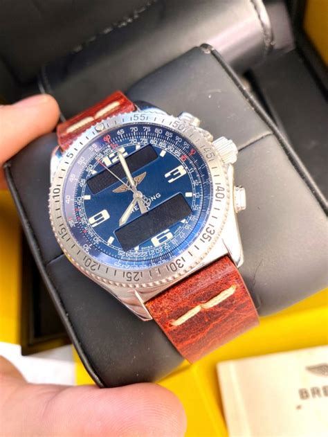breitling b one blue